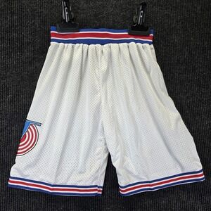 Space Jam Shorts Tune Squad Mens 2XL*(med) White Basketball Looney Toons